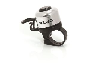 XLC DD-M06 Mini campanello per bicicletta (ø33mm | argento)