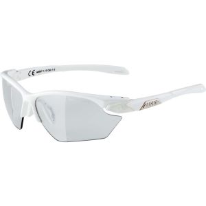 Alpina Twist Five S HR V Sonnenbrille (weiß | Gläser schwarz)