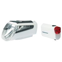 Trelock Kit luci LS560 I-go e LS720 Reego (batteria | bianco)